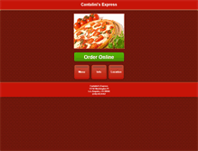 Tablet Screenshot of cantalinisexpressla.com